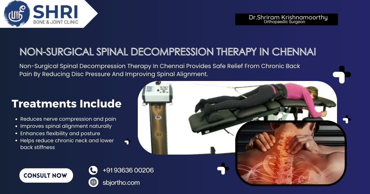 Non-Surgical Spinal Decompression Therapy in Chennai - SBJ 2