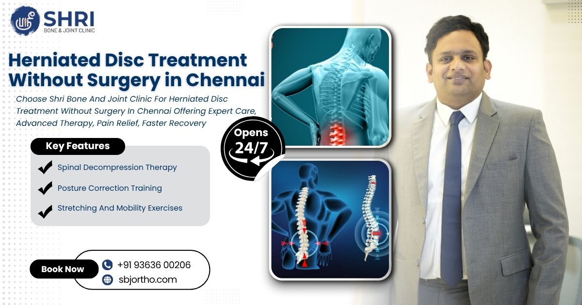 Herniated Disc Treatment Without Surgery in Chennai - SBJ Ortho 1