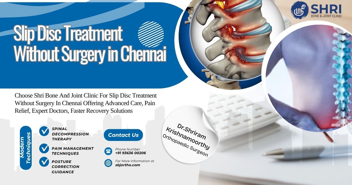 Slip Disc Treatment Without Surgery in Chennai - SBJ Ortho 1
