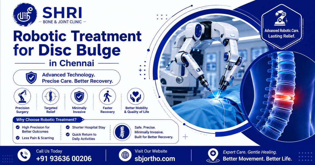 Robotic Treatment for Disc Bulge in Chennai - Shri Bone & Joint Clinic