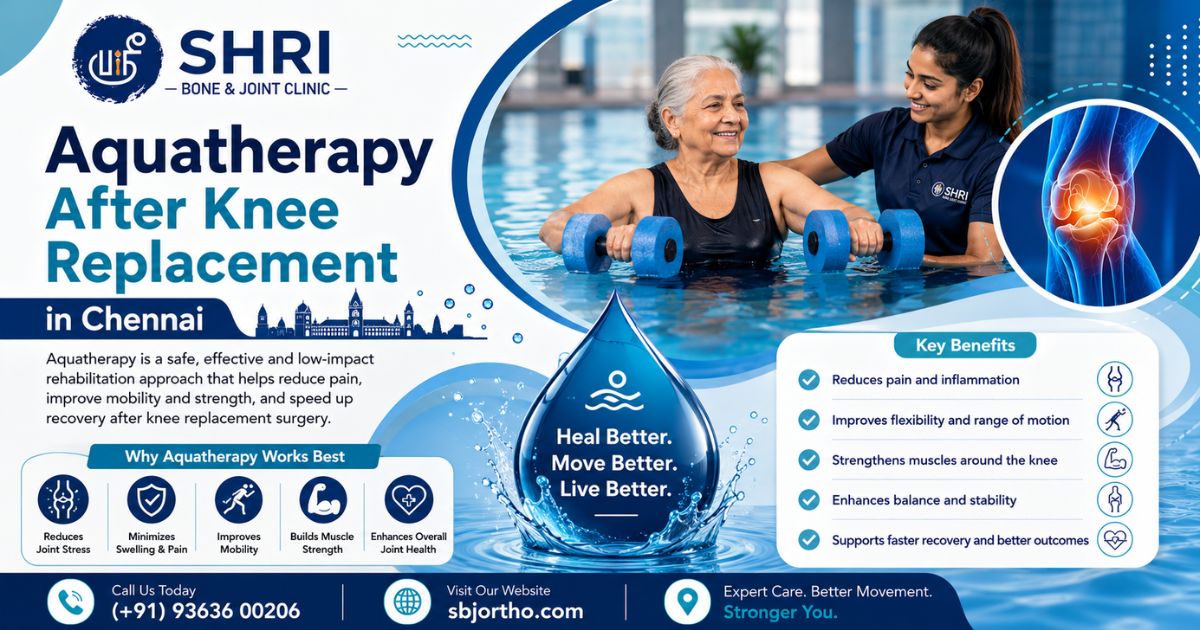 Aquatherapy After Knee Replacement in Chennai - SBJ 6