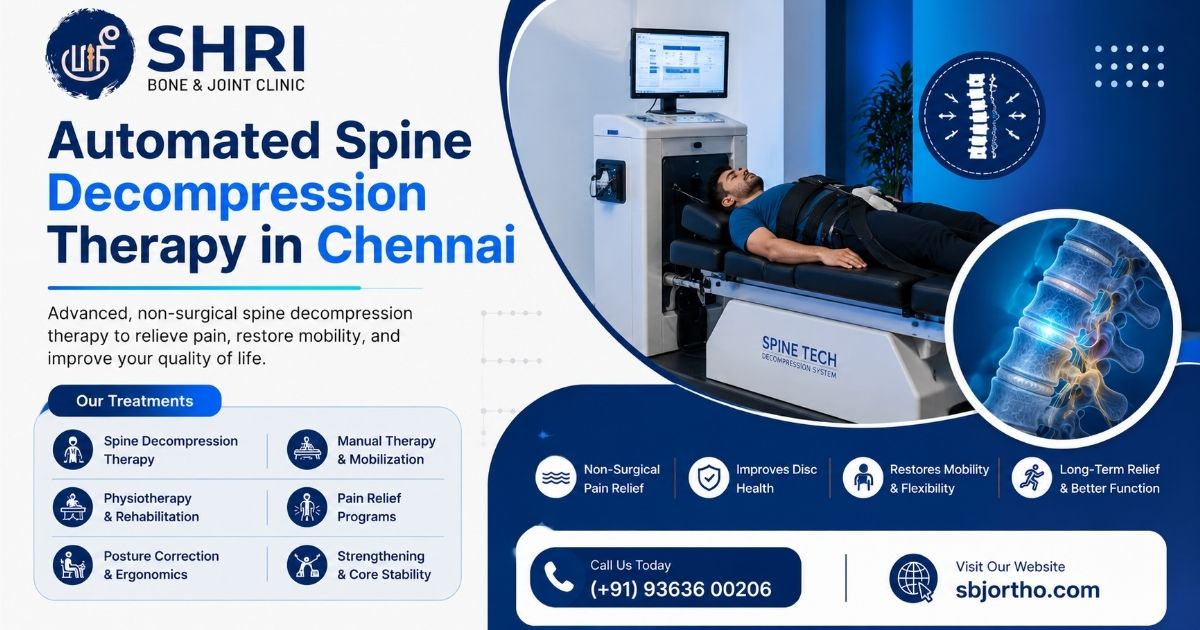 Automated Spine Decompression Therapy in Chennai - SBJ Ortho