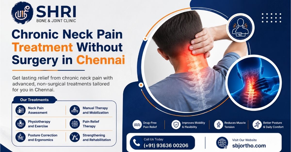 Chronic Neck Pain Treatment Without Surgery in Chennai - Shri Bone & Joint Clinic