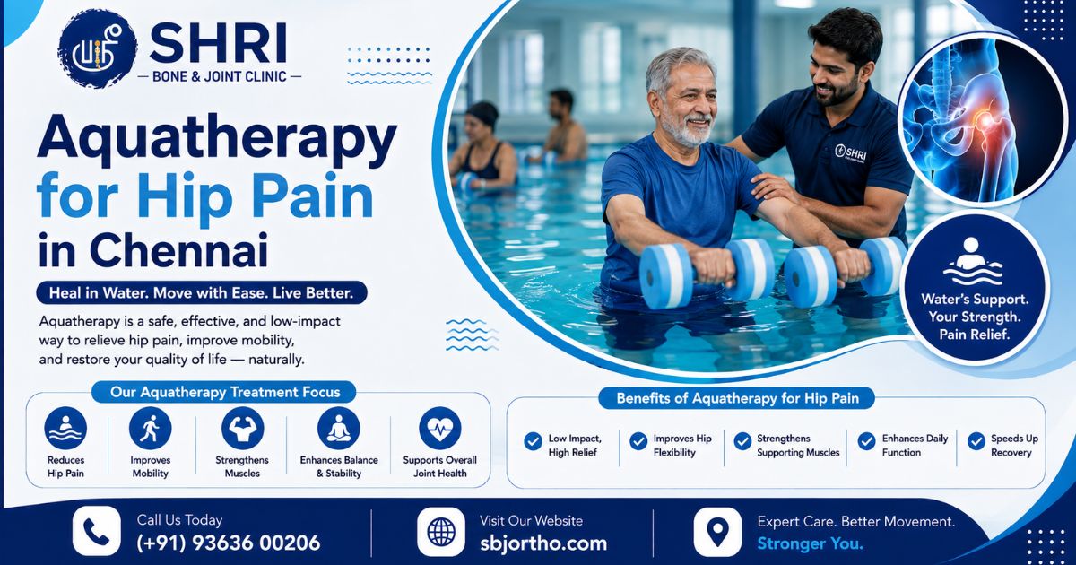 Aquatherapy for Hip Pain in Chennai - Shri Bone & Joint Clinic