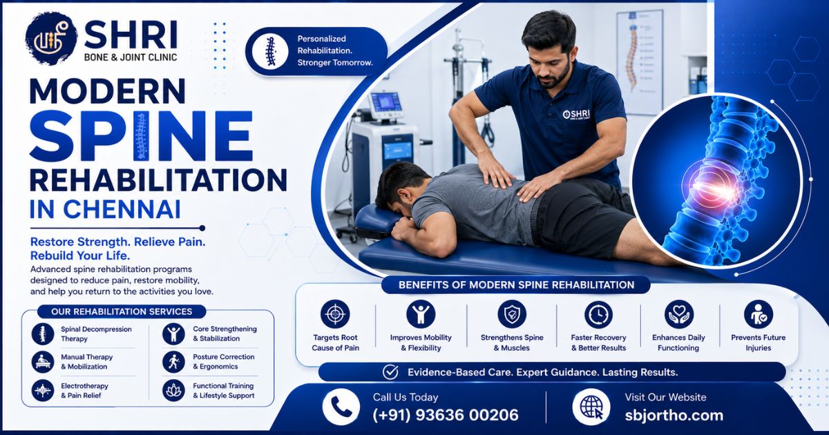 Modern Spine Rehabilitation in Chennai - Shri Bone & Joint Clinic