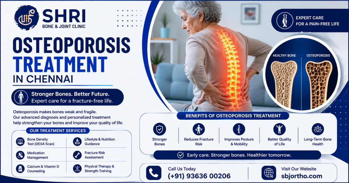 Osteoporosis Treatment in Chennai - Shri Bone & Joint Clinic