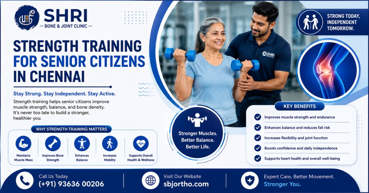 Strength Training for Senior Citizens in Chennai - Shri Bone & Joint Clinic