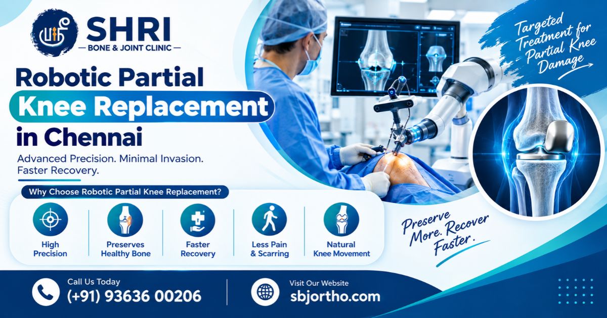 Robotic Partial Knee Replacement in Chennai