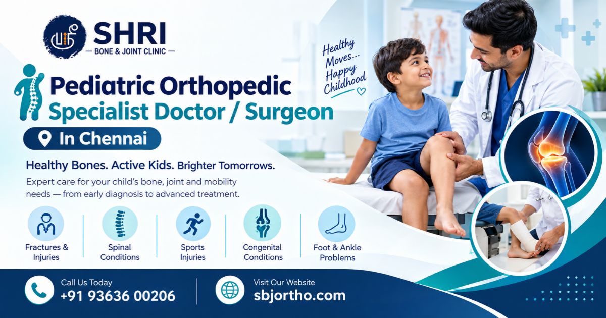 Pediatric Orthopedic Specialist Doctor / Surgeon in Chennai